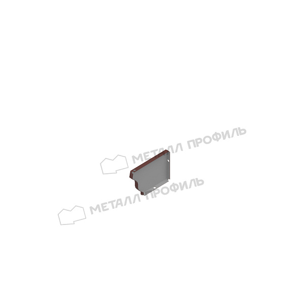 Заглушка желоба 120х86 левая (ПЭ-01-RR32-0.5) по цене 95 ₽, заказать в Пензе.